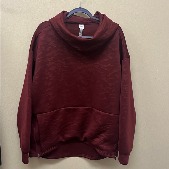 Fabletics Maroon Lotta Cocoon Hoodie SzXL - Picture 2 of 7